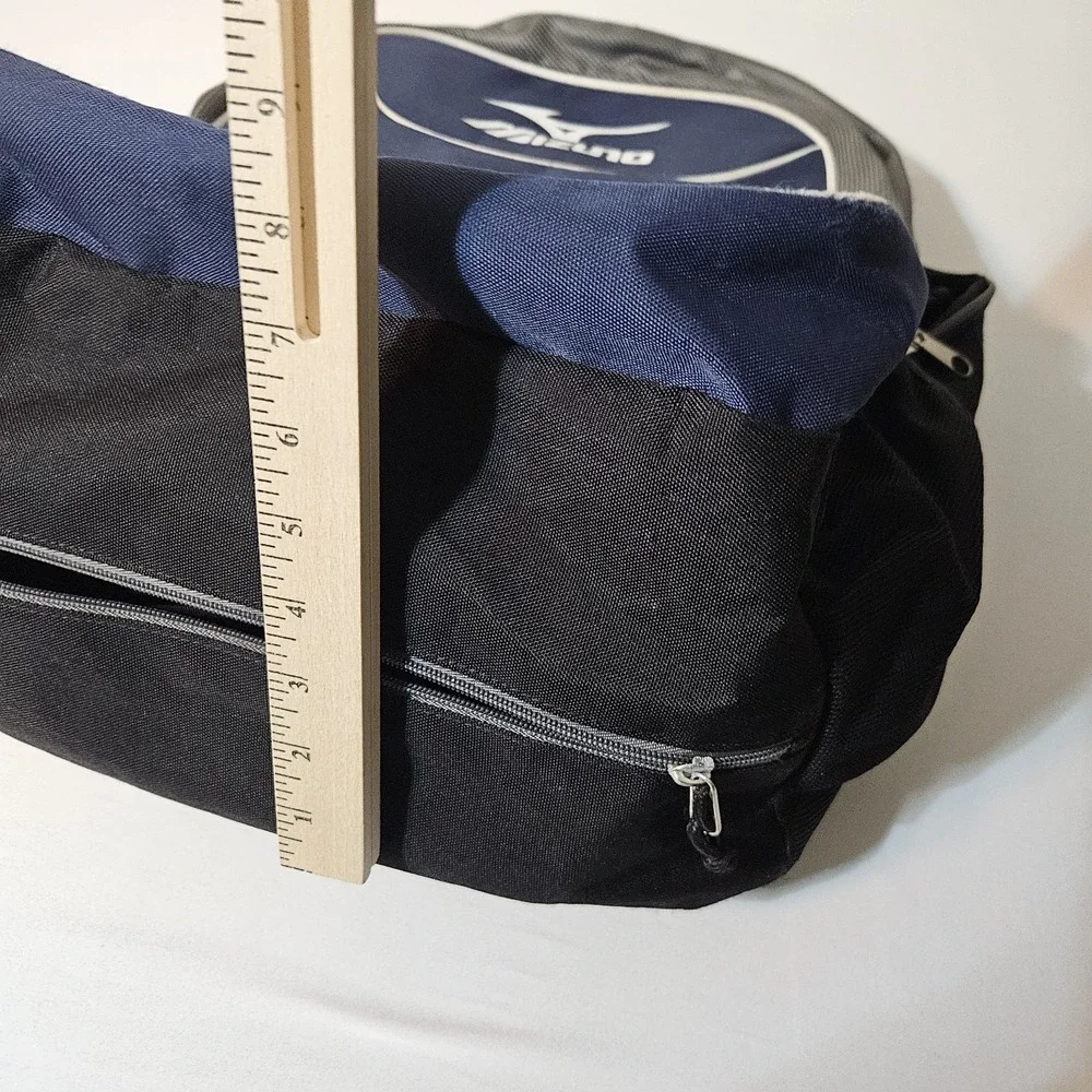 Mizuno Backpack AeroStrap Black Blue Durable Comfortable Laptop